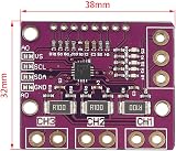 Jopto INA3221 CJMCU Triple Channel Current Voltage Monitor Module I2C Low High view 5