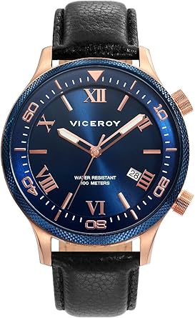 Viceroy 471153-33 Reloj de Hombre Cuarzo Acero IP rose Correa ...