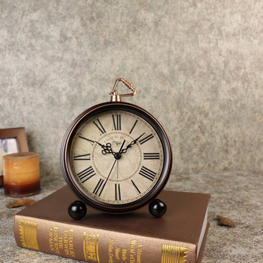 UBMSA 5.5" 5.5" Classic Retro Clock, European Style ...