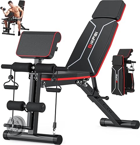 Leg Extension Incline Decline Bench Amazon GIKPAL Adjustable