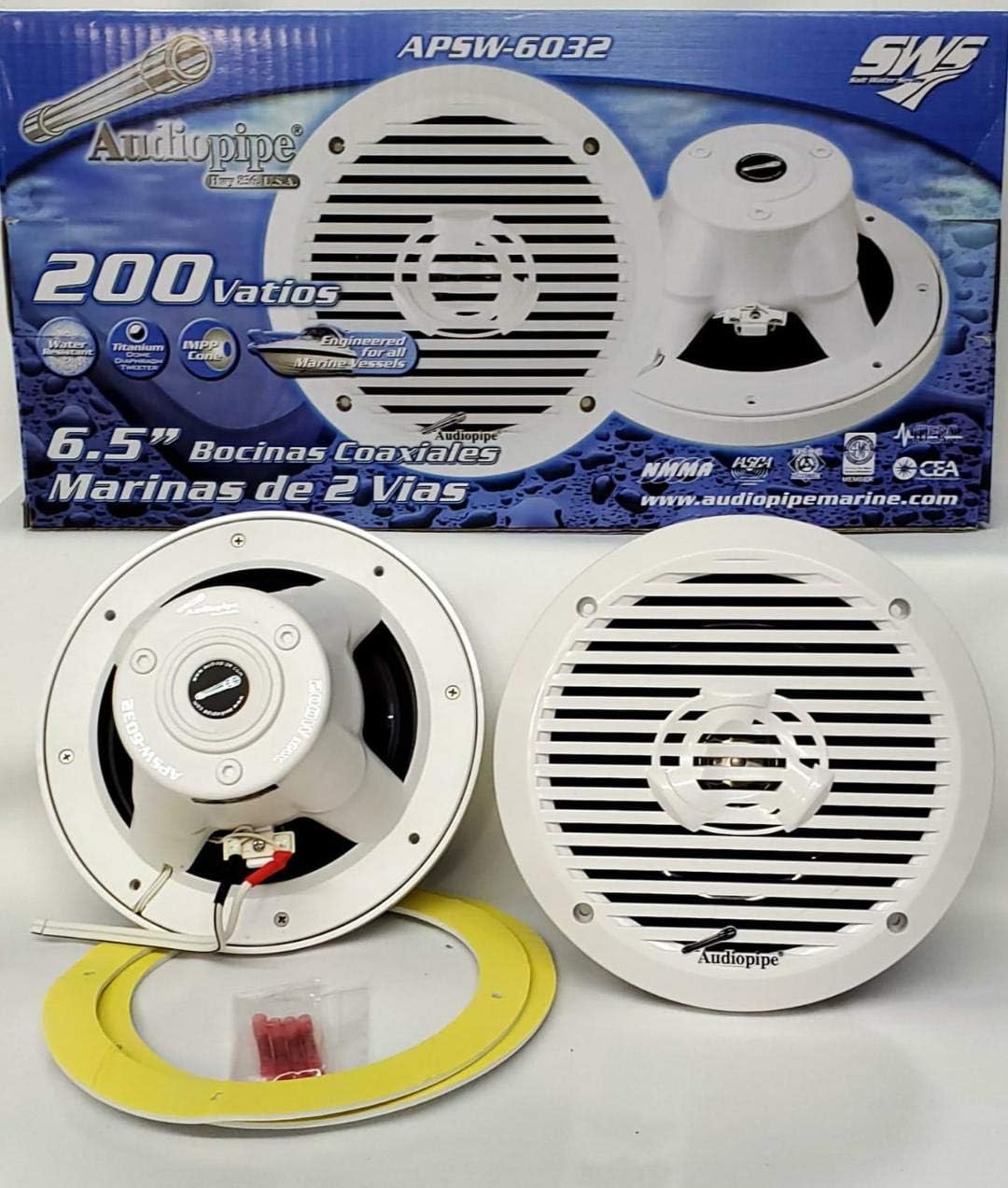 audiopipe marine speakers