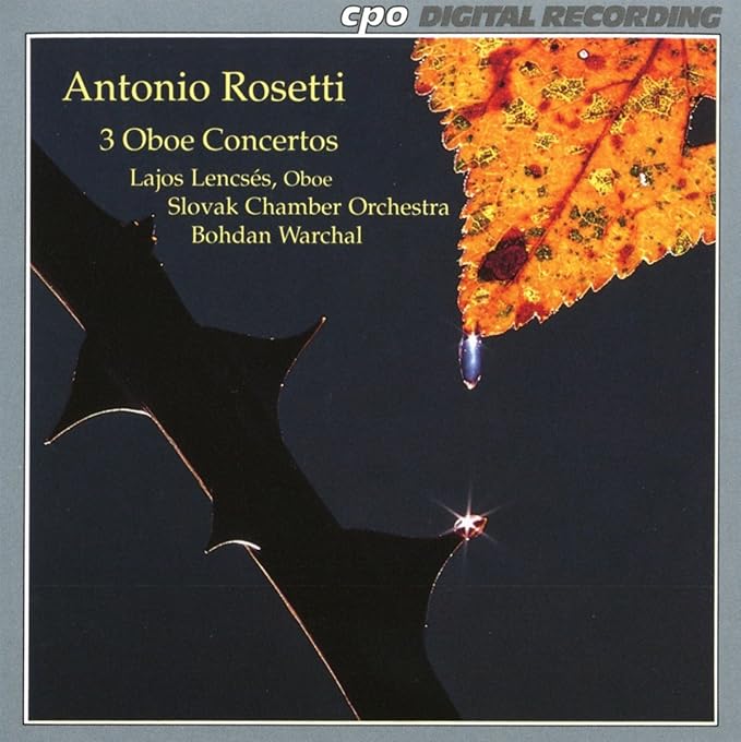 Antonio Rosetti 3 Oboe Concertos Amazon.co.uk Music