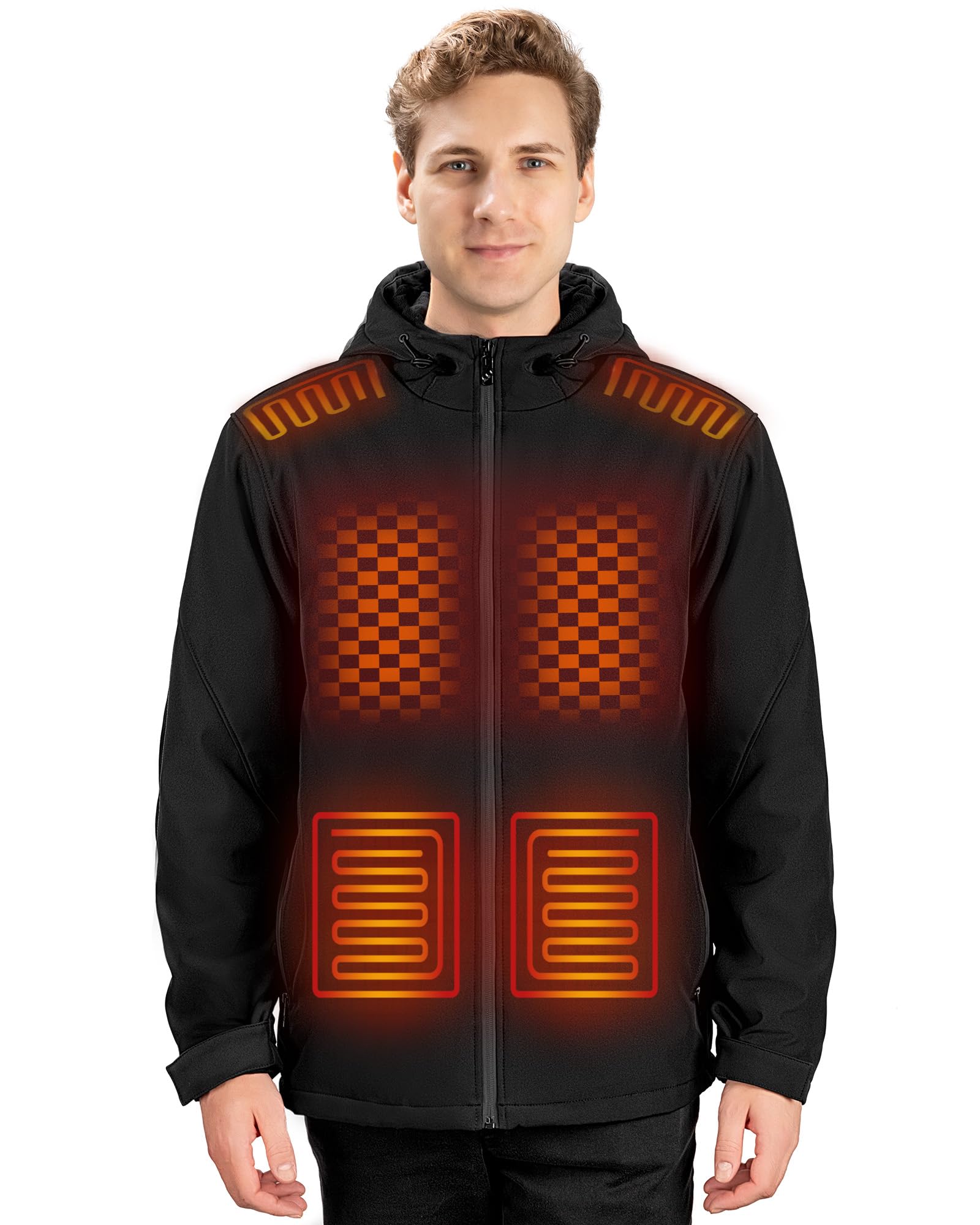 Mtored Heated Jackets For Men KINGCAESAR Heated Jacket For Women