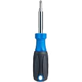 Jonard Tools SD-61 Multi-Bit 6-in-1 Screwdriver with Comfort Grip, 7 1/2" Length
