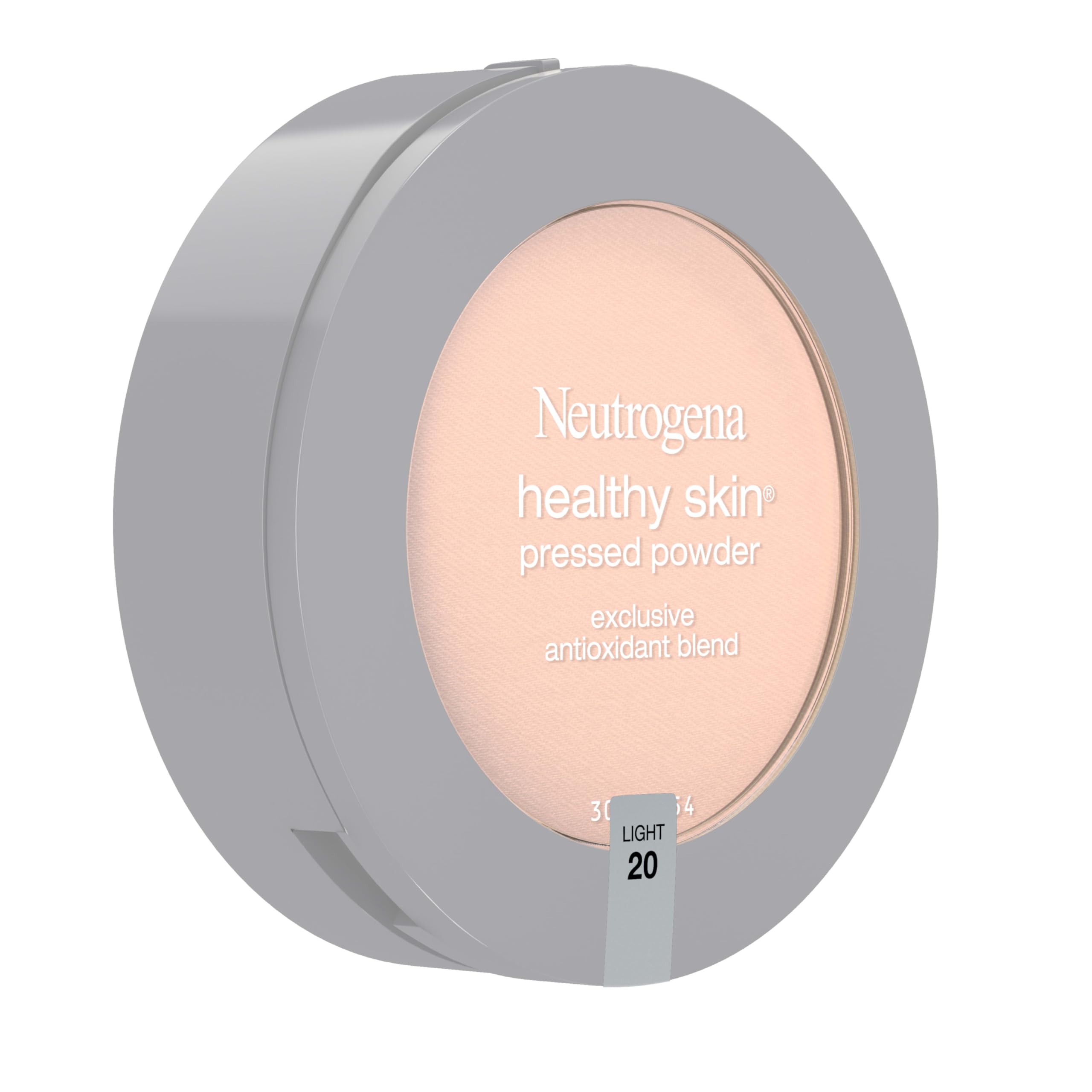 Neutrogena Healthy Skin Pressed Makeup Powder Compact with Antioxidants & Pro Vitamin B5, Evens Tone, Minimizes Shine & Conditions, Light 20,.34 oz