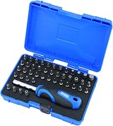 Draper 45 Piece Security Screwdriver Set 25mm 1/4 inch Bits Magnetic Driver Kit view 2