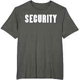 Security Guard for Security Staff T-Shirt