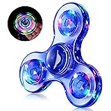 WELLVO LED Fidget Spinner for Kids Adults, Light up