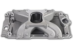 JGhyperX 2904 53037 Vortec Air-Gap Intake Manifold Aluminum Single Plane Compatible with Chevy Big Block victor Jr. 454-R Oval Port 1965-2000 BBC 396 402 427 454 V8 Engine