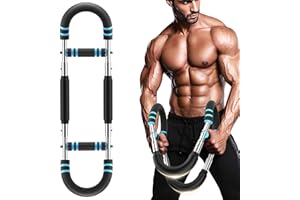 POLSMTX Twister Arm Exerciser, 66-110lbs 3-Level Adjustable Chest Workout Equipment, Arm Trainer for Men, Portable Chest Exerciser, Chest Clip Muscle Fitness Device, Gift for Fitness Lover & Beginners over 15