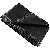VEVOR 10 x 10 Ft Welding Blanket Black Fiberglass Blanket Portable Fiberglass Fire Retardant Blanket Welding Mat Welding Fireproof Thermal Resistant Insulation With Carry Bag