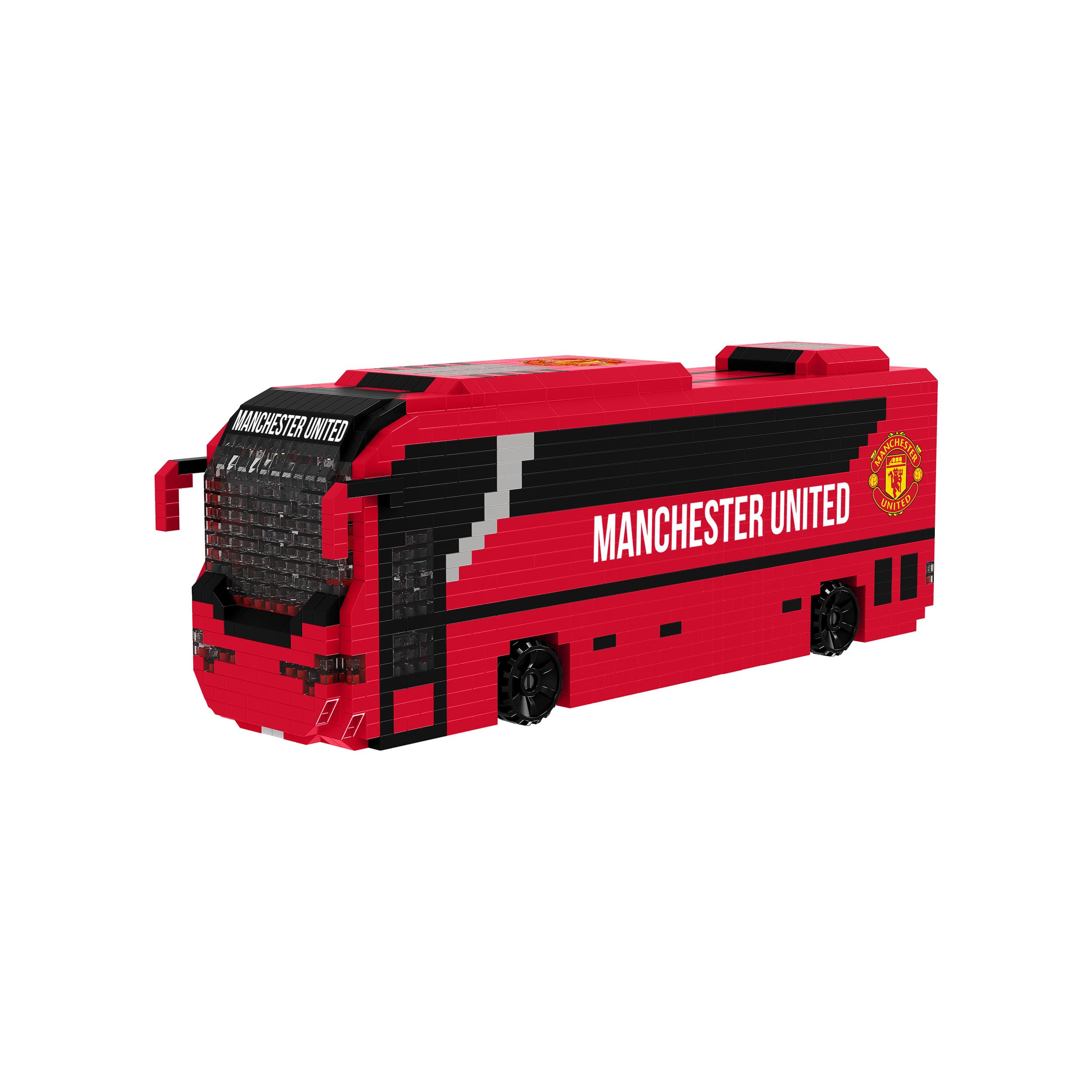 FOCO Officially Licensed Manchester United FC BRXLZ 3D Bricks Coach Construction Toy Model — image 1
