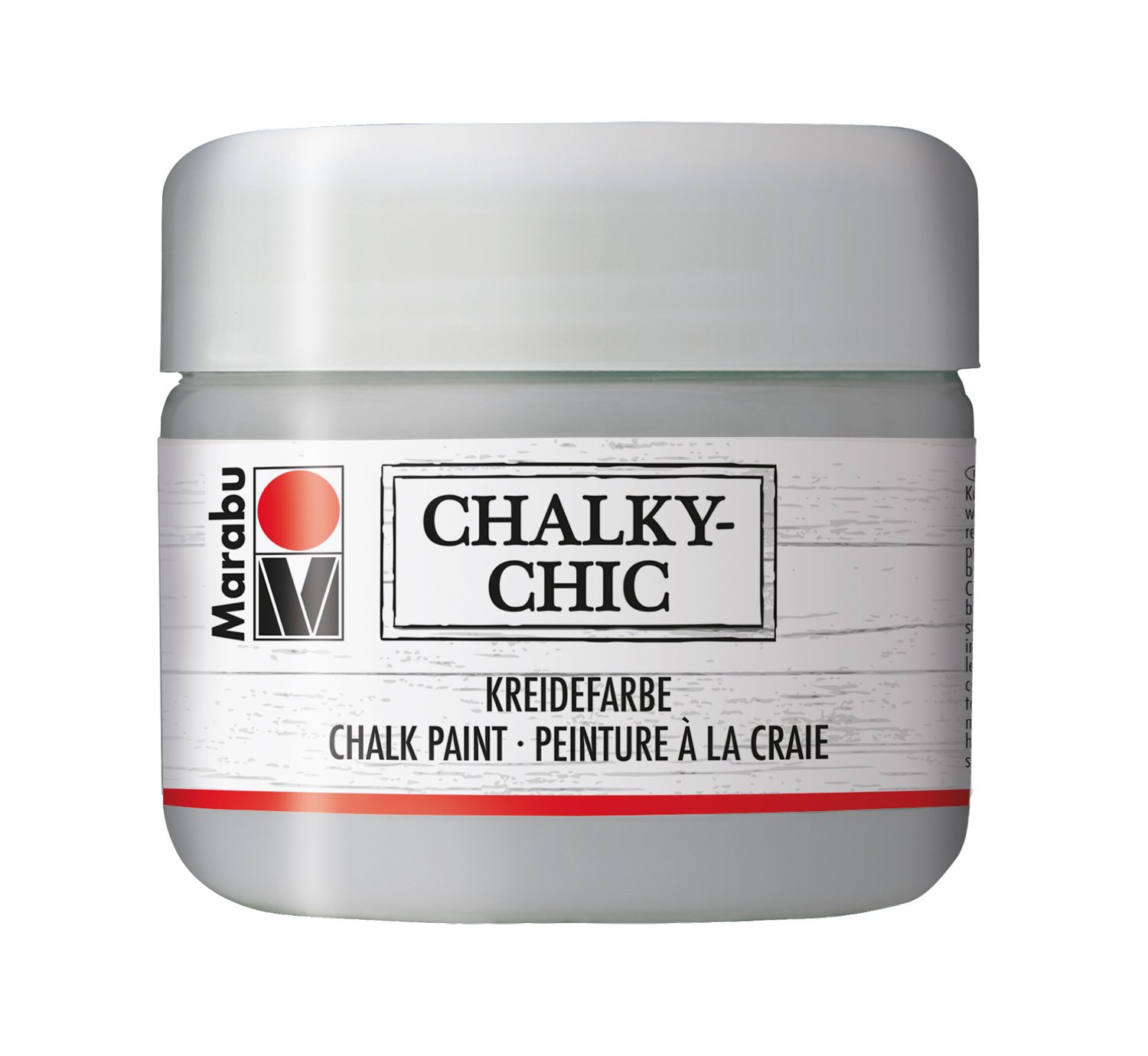 Marabu Chalky-Chic 225 ml stone grey, Paint, 225ml