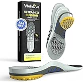 Achilles Tendonitis Relief Insoles for Women & Men - Heel Cushion for Heel Pain Relief Heel Spur with Shock Absorption for All-Day Comfort, M: 12-14|318MM