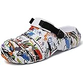CERYTHRINA Mens Slip-on Clogs Garden Shoes: Summer Beach Classic Clogs - Non-Slip EVA Outdoor Sports Slippers - Pool Surf Vacation Shower Swim Sandals