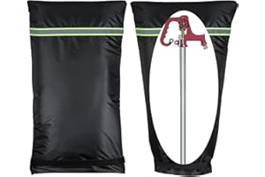 FAIROOTH Large Outdoor Faucet Cover for Winter Freeze Protection 28 x 15 Inch Outside Long Garden Faucet Socks Waterproof Insulated Outside Spigot Covers with Reflective Strip for Winter Cold Weather
