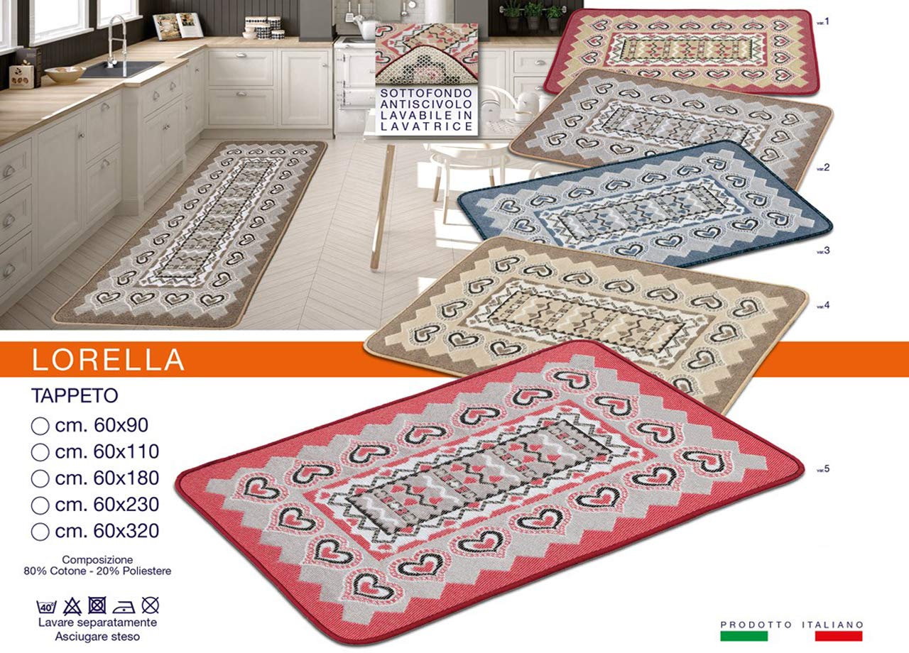 Biancheriaweb Rug Liner Drawing Lorella Model Ob 60x110