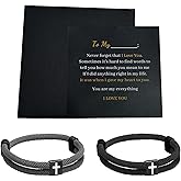 Jacriah Cross Bracelet for Men, Cross Braided Rope Bracelet for Husband Son Boyfriend Brother, Inspiration Christmas Valentines Graduation Easter Birthday Anniversary Christian Baptism Gift