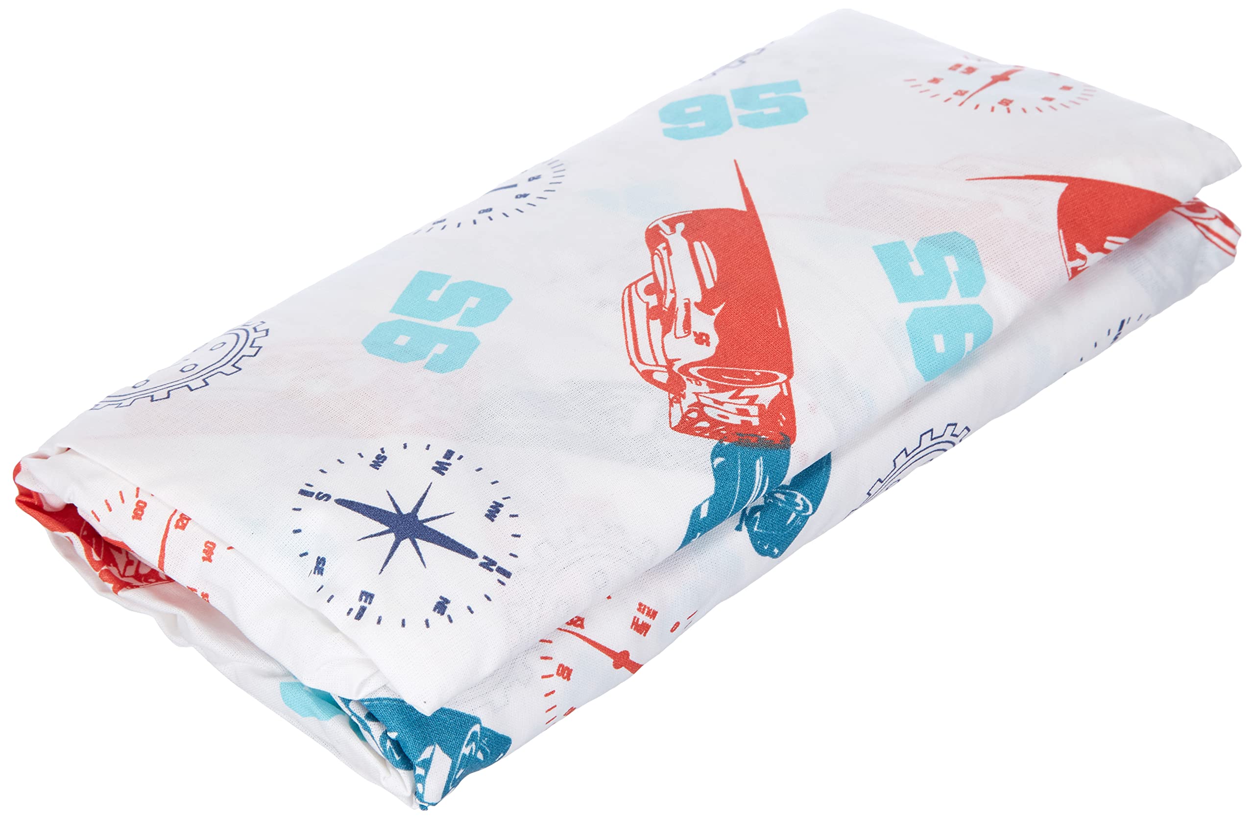 CARS Fitted Sheets, White, 90 x 190 cm