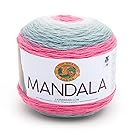 Lion Brand Yarn Company Mandala Yarn, Acrylic, Unicorn, 13.97 x 13.97 x 10.16 cm