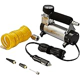 Hausbell Portable Air Compressor Kit Mini Portable DC12V Multi-Use Heavy-Duty Tire Inflator