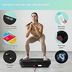 SoftGym Vibration Plate Exercise Machine for