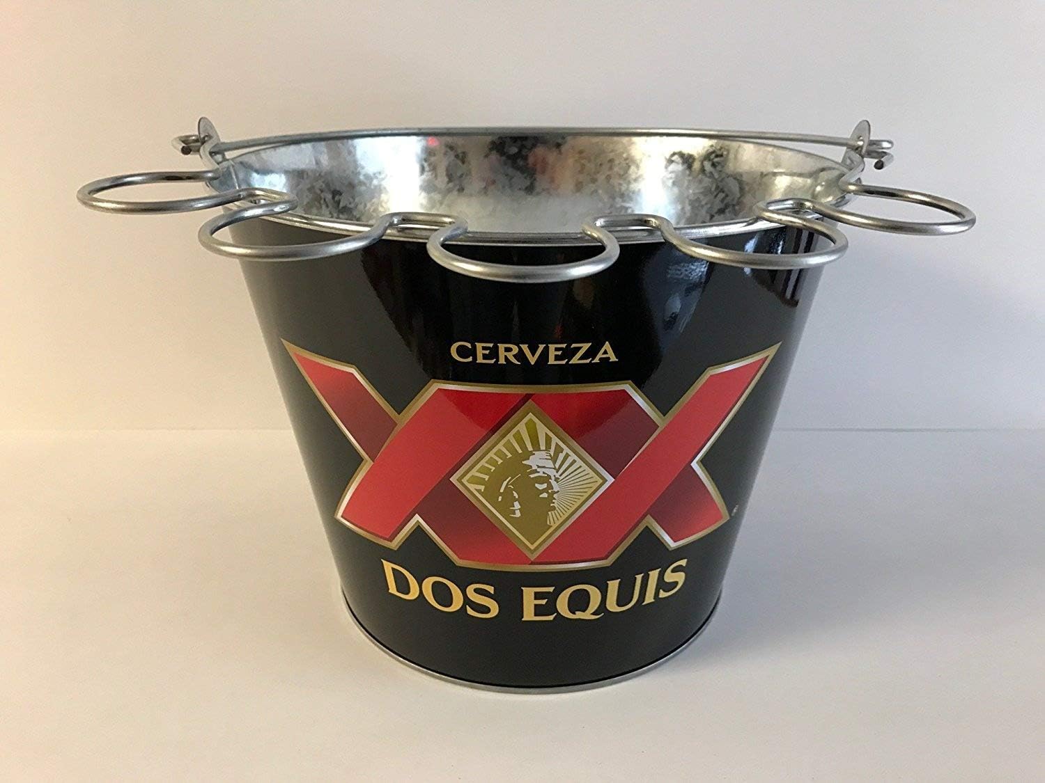 ice bucket with shot glasses