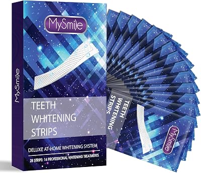 MySmile Teeth Whitening Strips 28 Count 14 Treatments Non-Sensitive