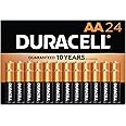 Duracell - CopperTop AA Alkaline Batteries - long lasting, all-purpose Double A battery for household and business - 24 Count