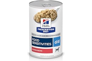 Hill's Prescription Diet d/d Skin/Food Sensitivities Salmon Formula Canned Dog Food, Veterinary Diet, 13 oz., 12-Pack Wet Food