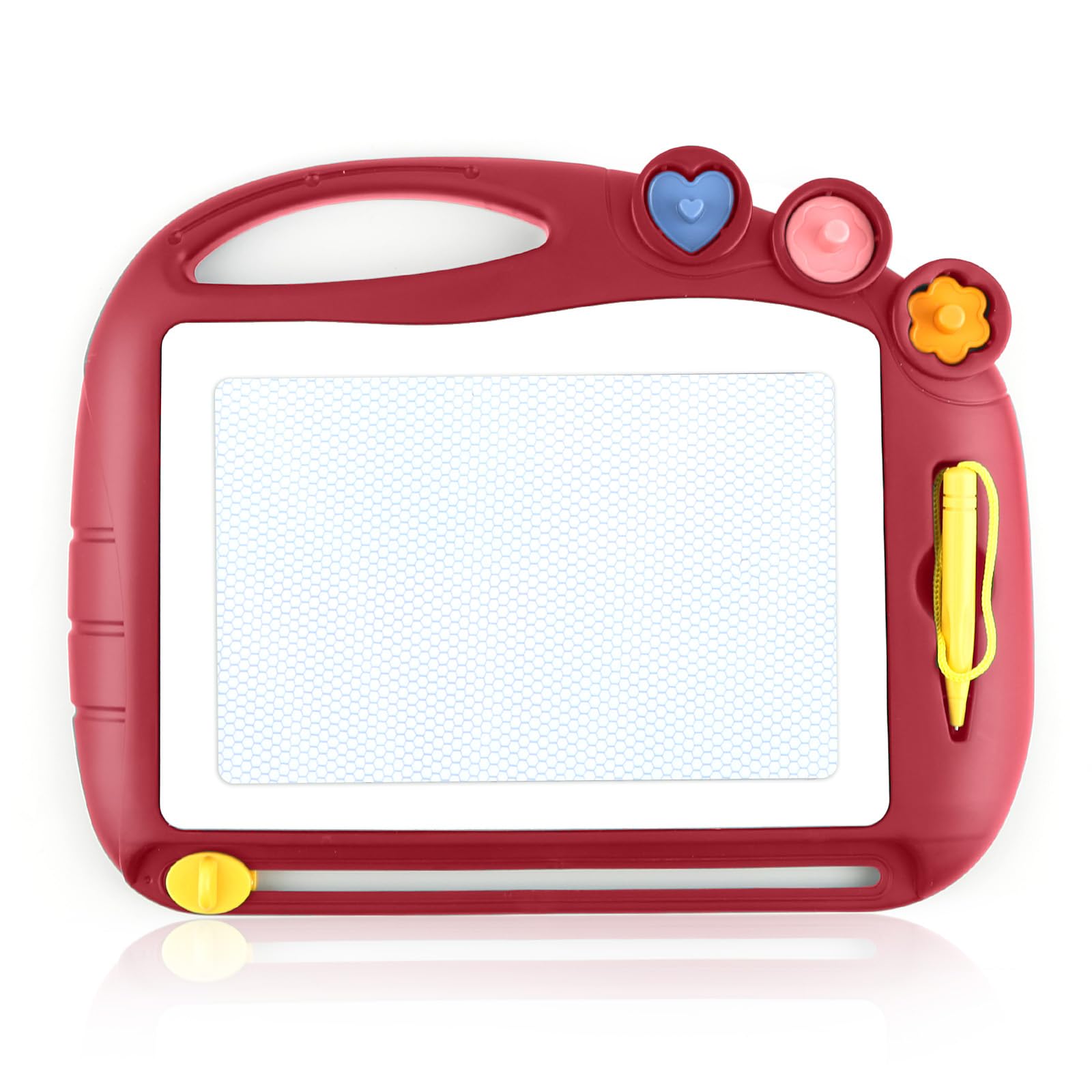 Daisiki Magnetic Drawing Board, Toddler Toys for Age 1 2 3 Boys Girls, Toddler Drawing Board, Birthday Easter Christmas Halloween Kids Toy Gifts for Boys and Girls