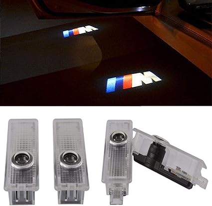 cnautolicht 4 x M Logo///M logotipo CREE LED puerta paso luz de ...