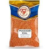 TAJ Premium Indian Masoor Dal, Red Lentils (2-Pounds)