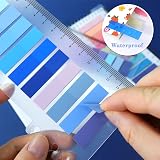 Qufiiry 600 Pcs Sticky Notes 3 Packs Ruler Pages Markers Colored Tabs view 7