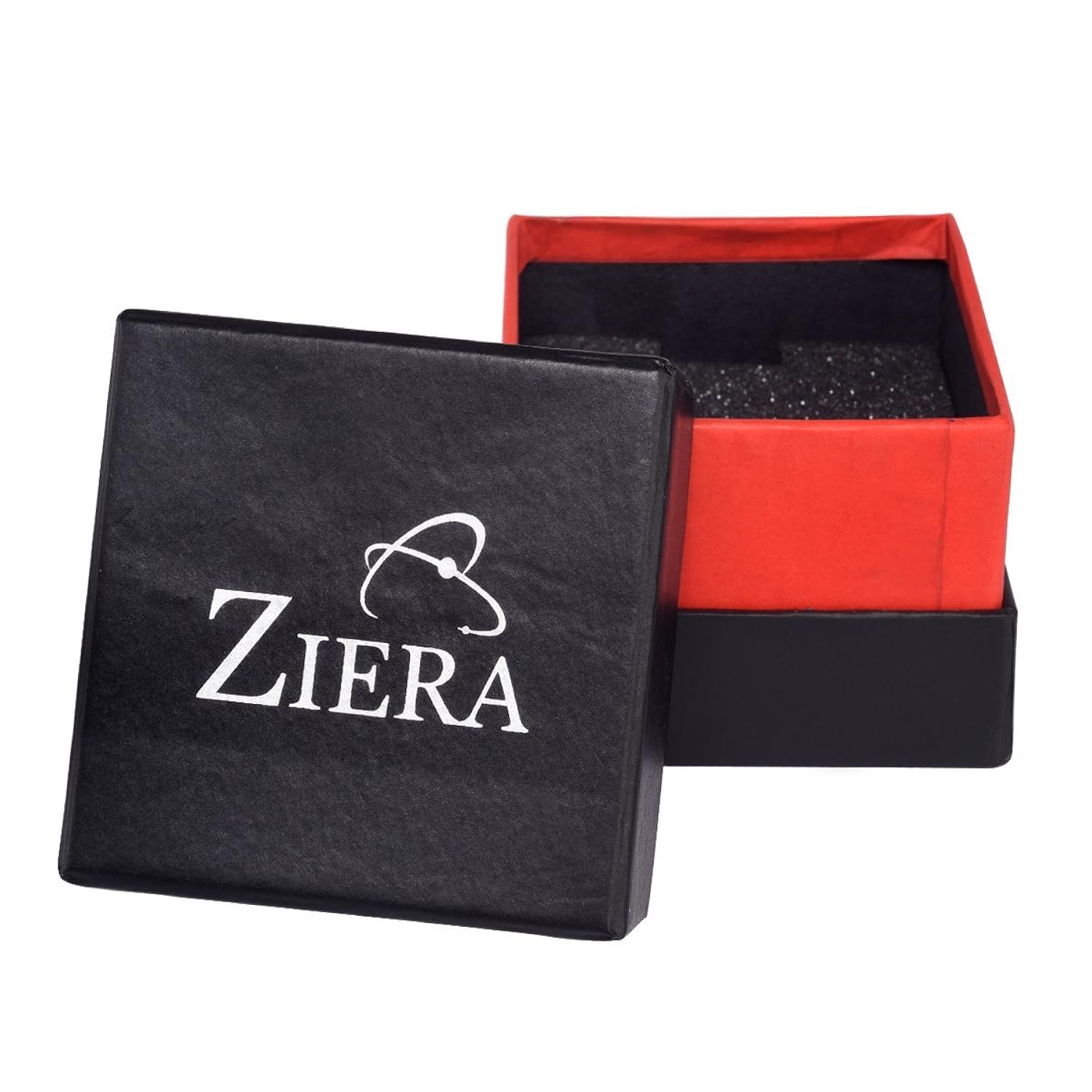 ziera analogue black dial men's & women's couple watch (zr2885-zr8001)