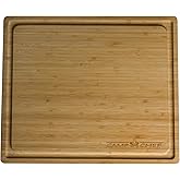 Camp Chef Bamboo Cutting Board - Wood Cutting Board for Kitchen Accessories & Outdoor Cooking - Perfect for Cutting Meat, Veg