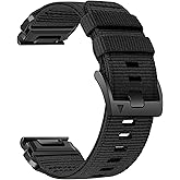 Zeit Diktator 22mm Quickfit Watch Bands Compatible with Garmin Fenix 8 47mm Fenix 7X Pro/6 Pro/5 plus/Instinct/Forerunner 965 955 945 935/Epix/Descent G1/Approach S70 S60 S62 Nylon Watchband For Men