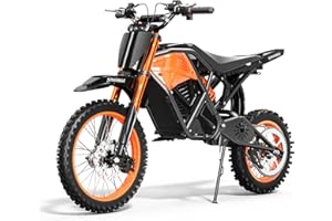 EILLEO 48V Electric Dirt Bike for Adults/Teens,3000W Peak Power Electric Motorcycle for Adults, 37.5MPH Top Speed & 60 Miles Long Range, Hydraulic Brakes, Mountain Off-Road Ebike for Adults/Teens