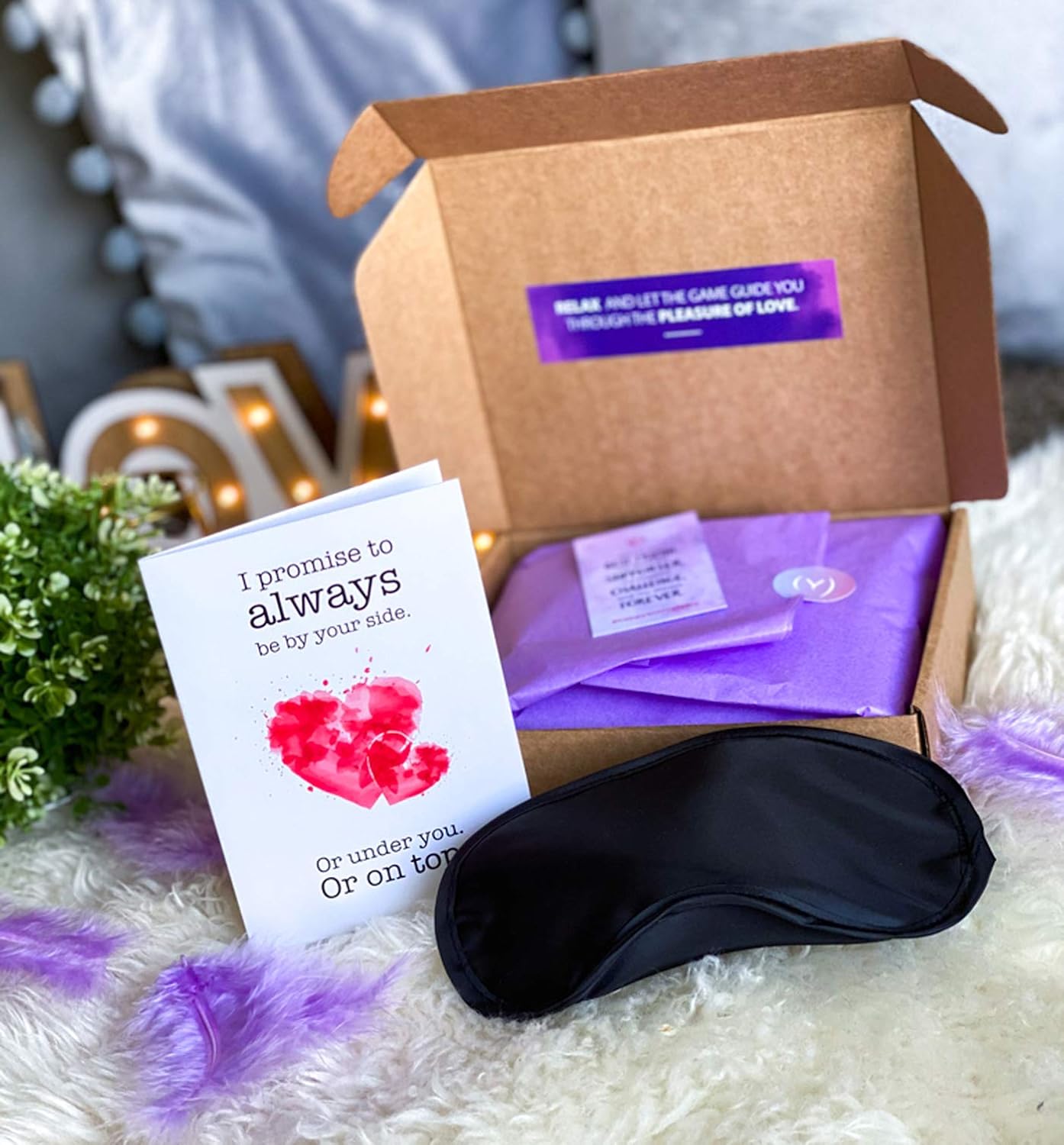 Steamy Anniversary Box For Couples Date Night Gift Box For Men And Women Includes Special Game For Couples Scratch Off Love Card And Blindfold Amazon Ca Health Personal Care
