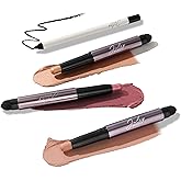 Julep Day to Night 4pc set Eyeshadow 101 Crème to Powder Waterproof Eyeshadow Stick and When Pencil Met Gel Sharpenable Multi-Use Longwear Eyeliner Pencil