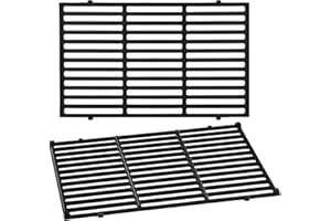 GRILL VALUEPARTS 7638 Spirit Grill Replacement Parts for Weber Grill Grates Spirit 300 Series E310 E-315 S-315 E-330 E330 E315 S315 Spirit II E-310 2 E-310 Gas Grill Parts Genesis Silver B 1000 Cooking Grates 2 Pcs