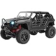 SVERTIBO 1/12 RC Crawler RTR, MN-128 Off-Road Truck, 4x4 RC Rock Crawler with 2.4G Remote Control RC Jeep Car Model for Adults Hobby Gifts (Black)