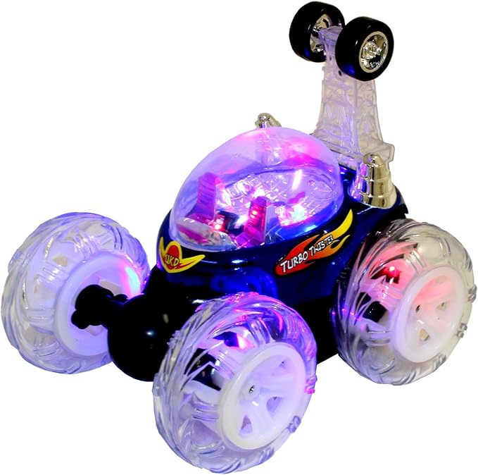 UKayed Â® Turbo Twister Radio Controlled 360Â° Rotation Stunt Car Flips Spins & More (With Magical 