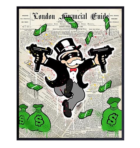 images Gangster Graffiti Drawings shooting monopoly man graffiti art 8x10 urban gangsta dictionary decor poster print wall st room or home decoration for bedroom dorm man cave