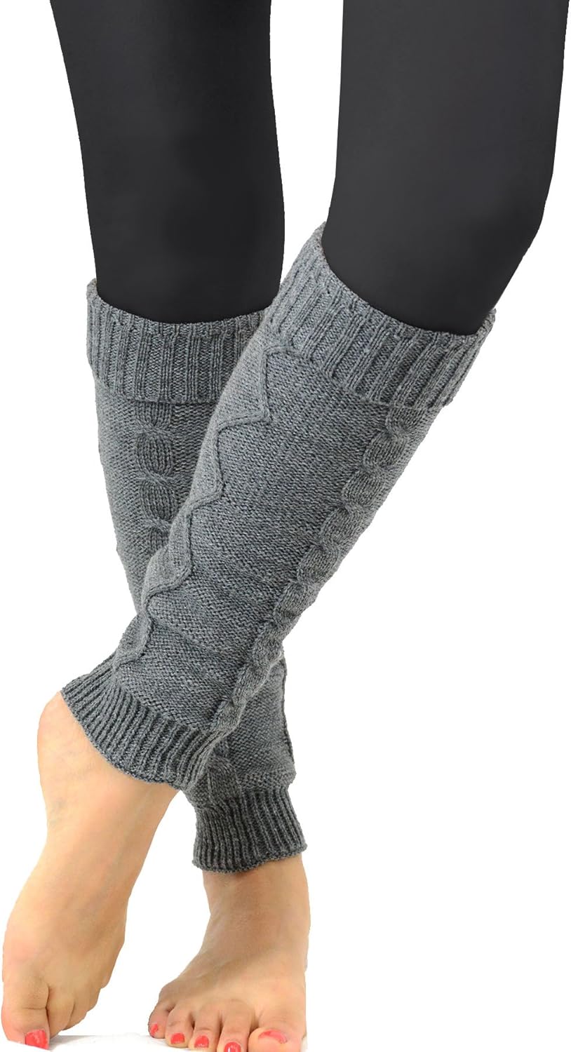 TeeHee Gift Box Women's Fashion Leg Warmers 4-Pack Assorted Colors (Assorted B) at  Women’s Clothing store