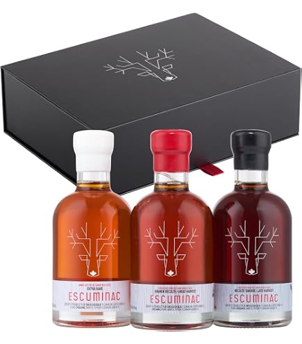 Escuminac Extra Rare Organic Maple Syrup Gift Box – 500 ml (16.9