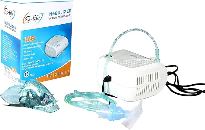 EZ-LIFE Piston Compressor Nebulizer Ideal For all Ages With 18 month warranty