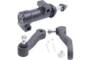 HEX AUTOPARTS 3pc Steering 4-Groove Pitman Idler Arm Bracket replacement for Cadillac Escalade Chevy Silverado GMC Yukon Sierra 1500