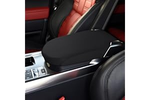 faccaibbg Armrest Cover for 2014-2017 Range Rover Sport(Black),Center Console Arm Rest Cover for Land Rover Range Rover Sport