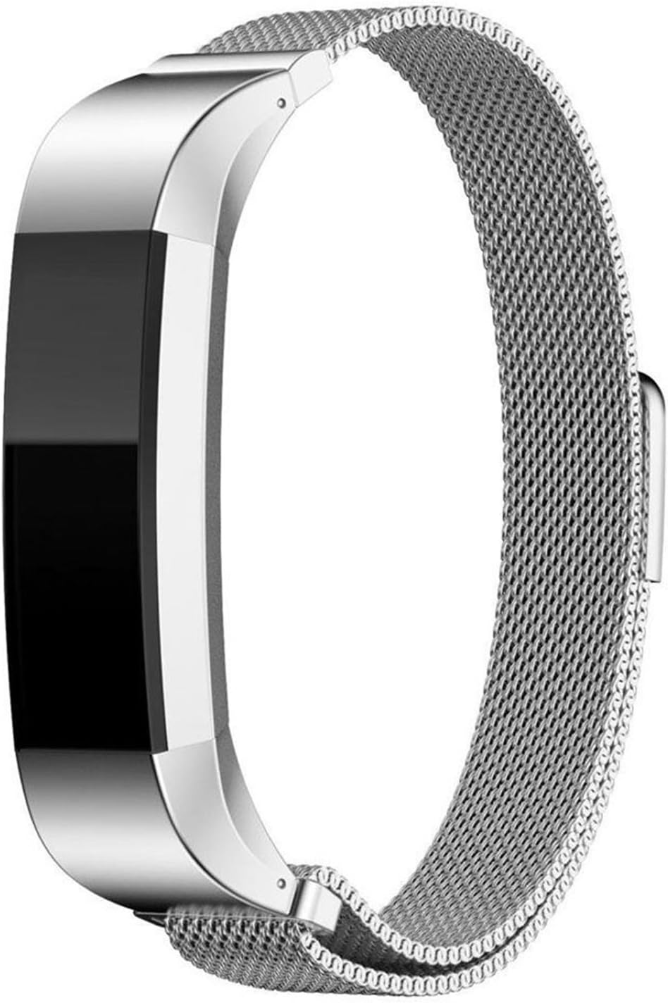 Degbit Band for Wearing Fitbit Alta, Wristband for Wearing Fitbit Alta, Metal Magnetic Milanese Loop Band, Adjustable Stainless Steel Sports Watch Band Strap, Replacement Accessories Bracelet Bands